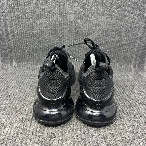 Nike Air Max 270 Triple Black Athletic Running Shoes Women’s 10 AH6789-006 - Picture 4 of 8